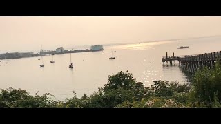 Boulevard Park Boardwalk Beautiful View Bellingham Bay [upl. by Loraine503]