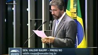 Valdir Raupp analisa desempenho da política econômica do país [upl. by Repotsirhc]