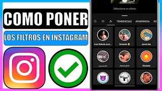 🔴Como poner los filtros en instagram si no me aparecen 2023 [upl. by Nylahsoj714]