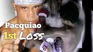 Manny Pacquiao First loss Knockout Highlights [upl. by Pepillo]