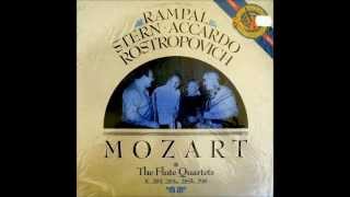 Mozart Complete Flute Quartets 1986 RampalSternAccardoRostropovich [upl. by Adnarram940]