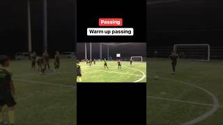 Warm up passing drills football shorts ytshorts youtubeshorts football warmup passing [upl. by Harrus]