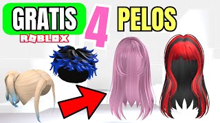 4 NUEVOS PELOS GRATIS en Roblox COSAS GRATIS EN ROBLOX EVENTOS 2024 [upl. by Ondrea]