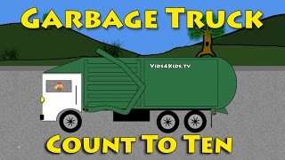 Vids4kidstv  Garbage Trucks  Counting For Children [upl. by Jueta]