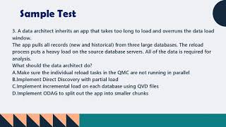 QSDA2024 Qlik Sense Data Architect Certification Exam Prep amp Sample Test [upl. by Okier]