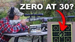 Can You REALLY Zero Your Rifle At 30 Yards [upl. by Attirb]