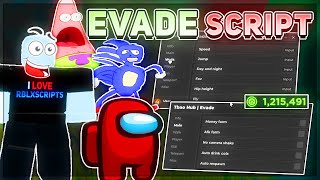 Roblox EVADE Script Hack GUI Auto Farm Infinite Money Fly Trolling Teleport  More [upl. by Agle850]