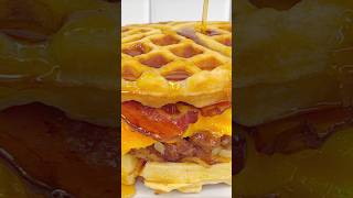 Waffle House Sandwich 🧇 breakfast breakfastsandwich waffle wafflehouse copycat viral [upl. by Rihat]