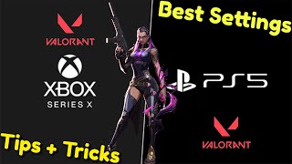 The Best Console Settings  Tips  Valorant Console Beta [upl. by Awuhsoj]