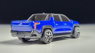 Hot Wheels Mainline Review Silverado EV RST  2024 HW Green Speed  New for 2024 [upl. by Lenra977]