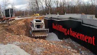 Backfilling A Garage And Basement [upl. by Assillim]