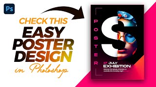 Poster Design Photoshop Tutorial for Beginners  v6 [upl. by Elana]