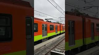 FE10 entrando ala estación lomas estrella de la línea 12 del metro de la CDMX [upl. by Ahsatsan259]