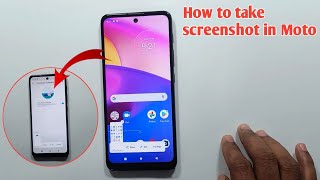 How to take screenshot in Moto  Motorola Mobile Me Screenshot Kaise Le  moto screenshot [upl. by Ynnor]