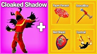 6 AMAZING SKIN COMBOS IN FORTNITE Cloaked Shadow Female DJ Yonder [upl. by Bolitho]