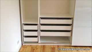 IKEA Pax Tonnes Sliding Door Wardrobe Design [upl. by Eittak]