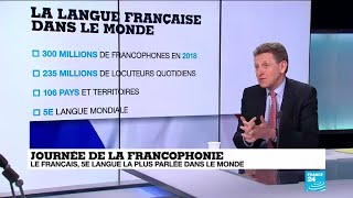 Journée de la francophonie  le français 5e langue la plus parlée dans le monde [upl. by Akcimahs272]