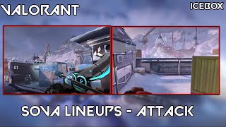 Sova Lineups For Attack on Icebox  Valorant Shorts Guide [upl. by Danziger979]