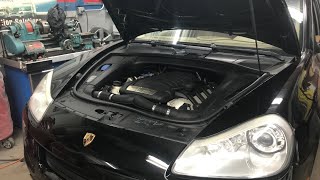 2009 Porsche Cayenne High fuel pressure pump and pressure sensor Replacement [upl. by Amej]