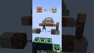 Pillager Chase vs Saving Villager meme shorts minecraft [upl. by Reave]