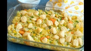 Easy Chicken Pot Pie Casserole [upl. by Affrica25]