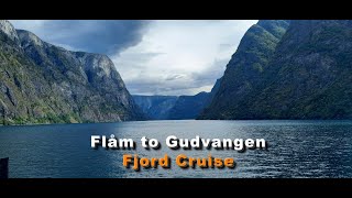 Flåm to gudvangen Fjord cruise  Nærøyfjord  Norway [upl. by Sadie]