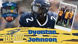 Dyontae Johnson LB Toledo  2023 Hula Bowl Spotlight Zoom Interview [upl. by Enaud]