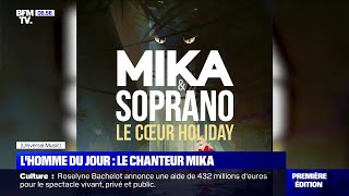 20200828 BFMTV Le cœur Holiday le nouveau titre de Mika avec Soprano LeCoeurHoliday ILoveBeirut [upl. by Rebe]