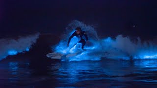 Bioluminescent Surf Session in San Diego California [upl. by Adieren]