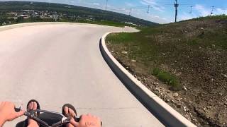 Riding the Worlds Longest Luge  Calgary AB CAN [upl. by Vardon]