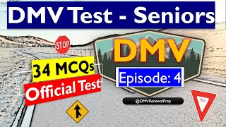 DMV Practice Test 2024 For Seniors 2024 Official Question Set 4 [upl. by Stanzel]