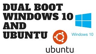 Dual Boot Windows 10 and Ubuntu [upl. by Wenonah]