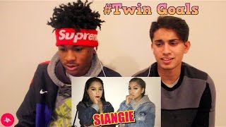 Best SiAngie Twins Musically Compilation  New Musically 2017 REACTION [upl. by Ayn]