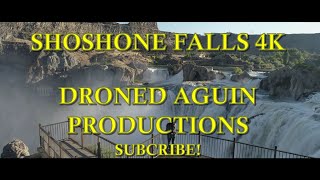 Shoshone Falls Idaho Aerial 4k [upl. by Eveiveneg865]