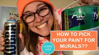 Mastering Murals The Ultimate Guide to Choosing the Perfect Paints For Mural Painting [upl. by Akitnahs]