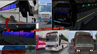 How to add  Kerala Traffic Mod V8  Bussid V411  Team KBR [upl. by Eissahc]