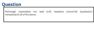 Pathologic hyperplasia can lead to [upl. by Bertle691]