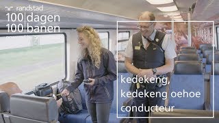 Hoofdconducteur in de trein bij de NS voor één dag  Randstad  Dag 95 [upl. by Adnoval96]