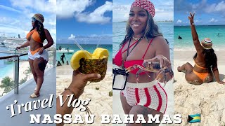 TRAVEL VLOG  NASSAU BAHAMAS 🇧🇸• LUXURY RESORT • PARASAILING • PIG BEACH  Gina Jyneen [upl. by Ecinuahs83]