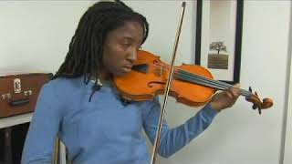 Violin Lesson D amp A Double Stops in theThird Position [upl. by Letch]