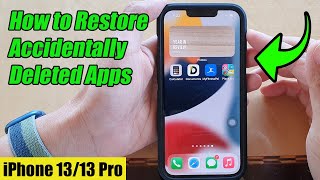 iPhone iOS 15 How to Restore Accidentally Deleted Apps from the Home Screen [upl. by Cenac]