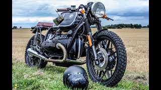 AMAZING CUSTOM BMW R80 CAFE RACER [upl. by Arakat]