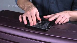 Samsonite Lock Instructions  SCure DLX  SCure [upl. by Greenquist]