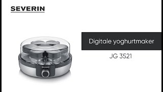 SEVERIN Digitale yoghurtmaker JG 3521 [upl. by Ylehsa106]