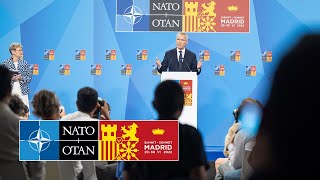 NATO Secretary Generals press conference at NATO Summit in Madrid 🇪🇸 30 JUN 2022 [upl. by Prinz]