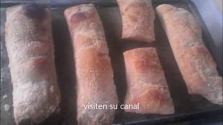 Pan de hojaldre almohadas y banderillas [upl. by Rolo]