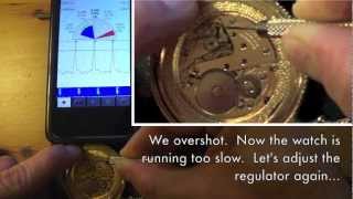 Using WildSpectra Mobile to Regulate a Mechanical Watch [upl. by Gaddi209]