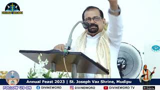 Annual Feast 2023  01122023  St Joseph Vaz Shrine Mudipu [upl. by Chak]