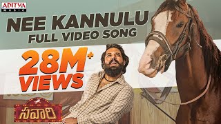 Nee Kannulu Full Video Song 4K Savaari Songs Shekar Chandra Nandu Priyanka Sharma [upl. by Shurlocke]