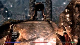 Skyrim Tutorial 8 How To Get to Dead Crone Rock Glitch [upl. by Belter]